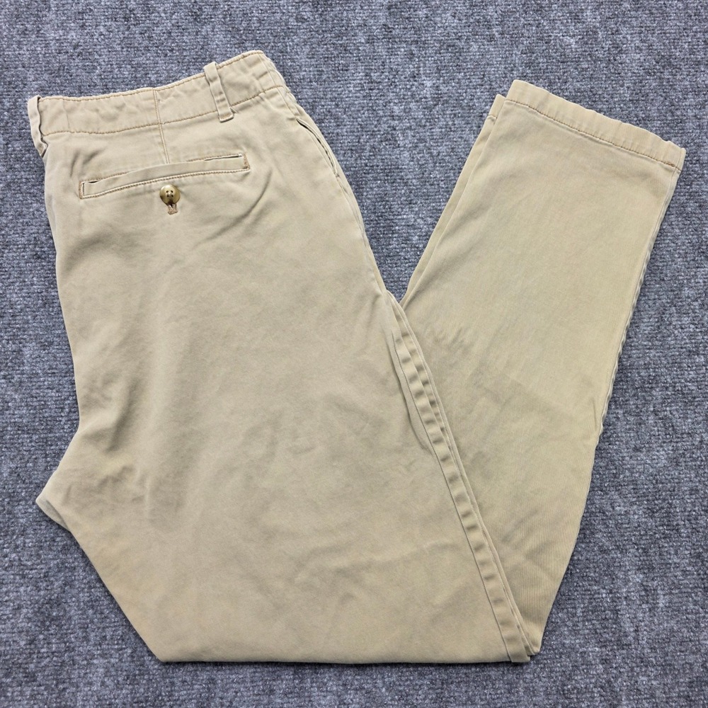 Urban Outfitters Skinny Fit Chino Pants Men's 34x32 Khaki Tan Stretch Trousers